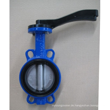 Wafer Soft Sealing Butterfly Valve in hoher Leistung